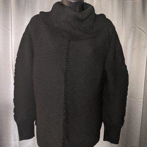 CYRUS WOMENS BLACK COWL NECK SWEATER SZ XL